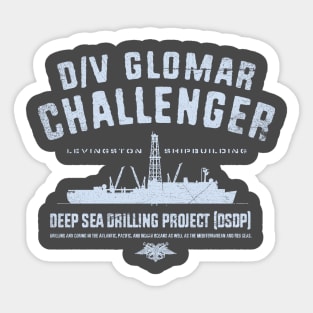 D/V Glomar Challenger Sticker